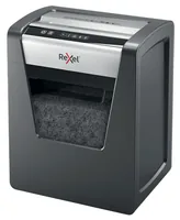 Rexel Aktenvernichter Momentum X415 P-4, 15 Seiten - Vernichtbare Aktentypen: Papier - Büroklammern - Schnittart: Partikelschnitt - Sicherheitsstufe: 4 - Schnittausgabe: 4 x 40 mm - Blattkapazität: 15 Seiten - Zufuhrautomatik: Nein
