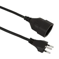 VALUE Verlngerungskabel T12/T13, schwarz, 3 m