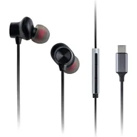 Panasonic In-Ear-Kopfhörer RP-TCM225DEK Schwarz - Detailfarbe: Schwarz - Kopfhörer Ausstattung: Mikrofon - Verbindungsmöglichkeiten: USB Typ-C - Aktive Geräuschunterdrückung: Nein - Einsatzbereich: Lifestyle - Kopfhörer Trageform: In-Ear