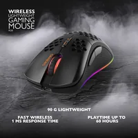 Deltaco Gaming Maus DM220 wireless, RGB, schwarz