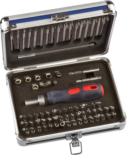 kwb Bit-Set Power Box 92-teilig - Set: Ja - Bit-Typ: Philips - Pozidriv - Torx - Innensechskant - Schlitz - Tri-Wing - Grösse: Diverse