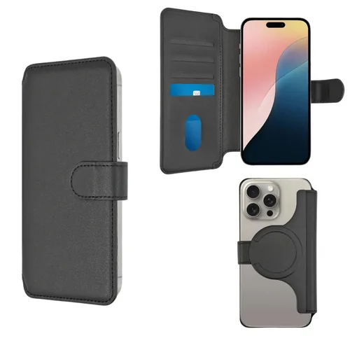4smarts MagWallet Card Caddy XL - Zubehörtyp Mobiltelefone: Kreditkarten-Hülle - Detailfarbe: Schwarz