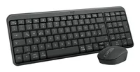 Logitech MK250 keyboard Mouse included Universal RF Wireless + Bluetooth QWERTZ German Graphite