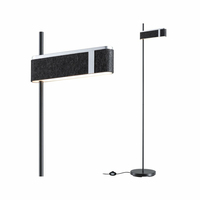 Paulmann LED Stehleuchte Jagun 2700K 20.4W Anthrazit - Betriebsart: Netzbetrieb - Lampensockel: LED fest verbaut - Farbtemperatur Kelvin: 2700 K - Gesamtleistung: 20.4 W - Dimmbar: dimmbar - Lichtfarbe: Warmweiss