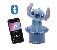 Lexibook Nachtlicht Stitch Bluetooth - Betriebsart: Akkubetrieb - USB - Lampensockel: LED fest verbaut - Lichtfarbe: Neutralweiss (NW) - Abschaltautomatik: Ja