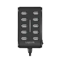 LogiLink UA0125 hub di interfaccia USB 2.0 480 Mbit/s Nero