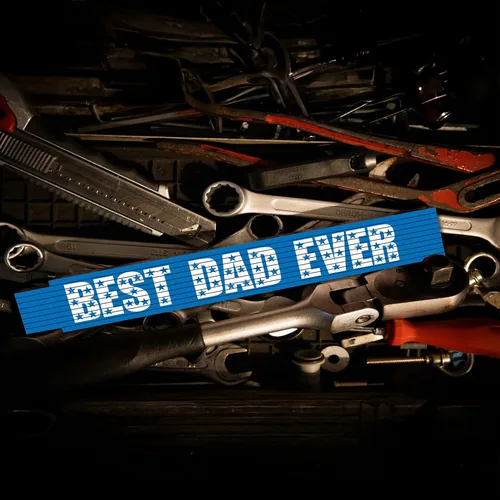 Tox-Dübel Doppelmeter «Best Dad Ever», 2 m - Typ: Massstab