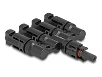 Delock DL4 Solar Konnektor 1x Buchse zu 4x Stecker, IP67 - Zubehörtyp: Steckverbinder
