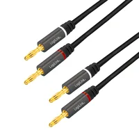 Logilink Lautsprecherkabel, 2x2.50 mm2 Bananenstecker 5m