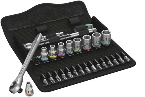 8100 SA 10 Zyklop Metal-Knarrensatz, zöllig, 1/4, Werkzeug-Set