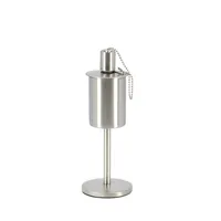 Esschert Design Ölfackel, S, 9.3 x 9.3 x 25 cm - Eigenschaften: Keine Eigenschaft - Höhe: 25 cm - Durchmesser: 9.3 cm - Verpackungseinheit: 1 Stück - Set: Nein - Detailfarbe: Grau