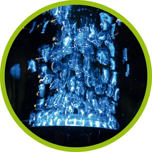 HOBBY Aquaristik Bubble Air Spot colour & moon LED AC Black