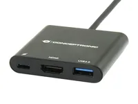 CONCEPTRONIC 3-1 Dock USB-C->HDMIUSB-A100WPD 25cm sw