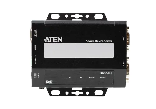 Aten RS-232-Extender SN3002P 2-Port Secure Device mit PoE - Weitere Anschlüsse: RS-232 - Set: Nein - Reichweite: 0 m - Extender Typ: Ethernet Extender - Videoanschlüsse: Keiner - Einsatzzweck Extender: RS-232