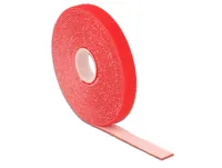 DELOCK Kabelbinder Klettverschluss 5000x13mm 1x Rol rot