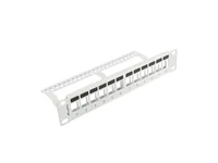 LANBERG 10 Patchpanel Blank 1U 12-Port Keystone Organizer g