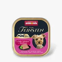 ANIMONDA Vom Feinsten Adult Mini Veal, ham and basil - wet dog food - 100g
