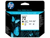 HP 72 Matte Black & Yellow Printhead testina stampante Getto termico d'inchiostro