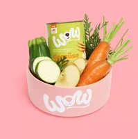 WOW Nassfutter 100% Gemüse & Obst 400g - Tierbedürfnis: Kein besonderes Bedürfnis - Geschmacksrichtung: Vegetarisch - Zertifikate: Keine Zertifizierung - Fleischsorte: Vegetarisch - Futtereigenschaft: Getreidefrei - Ohne künstliche Zusätze - Glutenfrei - 