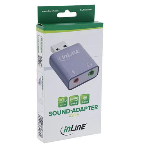 InLine USB Audio Soundadapter - USB-A