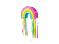 Partydeco Pinata Regenbogen, 30 x 20 x 10 cm, Mehrfarbig, 1 Stück - Motiv: Regenbogen - Detailfarbe: Mehrfarbig