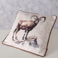 Boltze Kissen Poldie Polyester, 45 x 45 cm - Breite: 45 cm - Detailfarbe: Beige - Braun - Eigenschaften: Keine Eigenschaft - Zertifikate: Keine Zertifizierung - Bezug abnehmbar: Ja - Mit Bezug: Ja