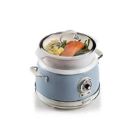 Ariete Vintage Dampfgarer, blau