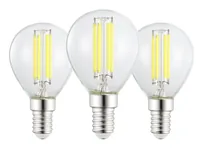EGLO Leuchten Lampe 2.2W E14 STK 3er Pack E14 - Energieeffizienzklasse: A - Lampensockel: E14 - Protokoll: Ohne - Smart Home: Nicht kompatibel - Farbtemperatur Kelvin: 2700 K - Gesamtleistung: 2.2 W