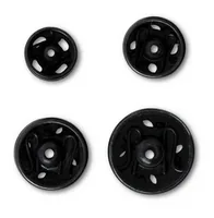 Prym Druckknöpfe Schwarz, 6-11 mm - Detailfarbe: Messing