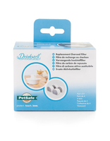 PetSafe Zubehör Ersatz-Aktivkohlefilter, 4 Stück - Detailfarbe: Grau - Tierart: Katze - Hund - Produkttyp: Ersatzfilter