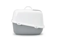 Cat litter tray Nestor Jumbo grey/white 66.5 x 48.5cm x 46.5h