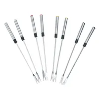 Severin Fondue-Set All-in-One 11 Teile, Schwarz/Silber - Anzahl Personen: 8 - Materialtyp: Metall - Material: Edelstahl - Betriebsart: Netzbetrieb - Kompatible Kochfelder: Netzbetrieb - nicht für Kochfelder - Detailfarbe: Silber - Schwarz