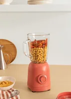 Create Standmixer Matte Terracotta - Motorleistung: 800 W - Funktionen: Hacken - Ice Crushen - Impulsfunktion - Pürieren - Smoothies - Fassungsvermögen Saftbehälter: 1.5 l - Detailfarbe: Terracotta