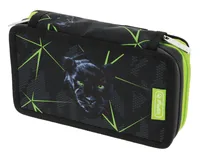 Herlitz Etui Wild Life 23-teilig - Gefüllt: Ja - Etui-Art: Etui - Material: Polyester - Detailfarbe: Neongrün - Schwarz