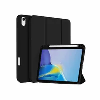4smarts Tablet Book Cover Folio Basic für iPad Air 11/iPad Pro 11 - Kompatible Hersteller: Apple - Bildschirmdiagonale: 11  - Detailfarbe: Schwarz - Tablet Kompatibilität: iPad Pro 11 (4. Gen./2022) - iPad Pro 11 (2. Gen./2020) - iPad Pro 11 (3. Gen./2021