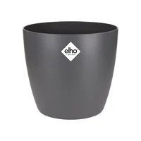 Elho Blumentopf Brussels rund 4.5 l, Anthrazit - Aufhängevorrichtung: Nein - Detailfarbe: Anthrazit - Detailmaterial: Recycled Kunststoff - Grundmaterial: Kunststoff