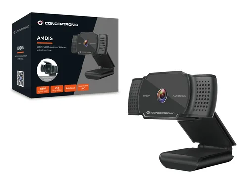 CONCEPTRONIC Webcam USB-A2.0 72 1080P 30Hz FullHD Mikro sw