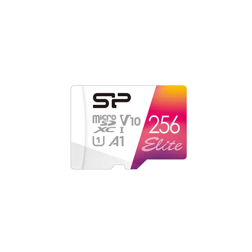 Silicon Power MicroSD Card 256GB UHS-1 EliteCL.10 inkl.Adap