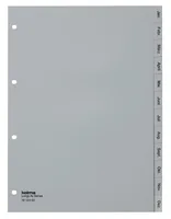 KOLMA Register LongLife A4 19.124.03 grau Jan-Dez DE
