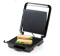 Domo Kontaktgrill DO9245G 2000 W - Produkttyp: Kontaktgrill - Höhenverstellbar: Nein - Detailfarbe: Schwarz - Leistung: 2000 W - Temperatur einstellbar: Nein - Anzahl unterschiedliche Grillplatten: 1