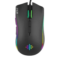 INCA Gaming Maus RGB 6400DPI 7TastenUSB 1.60m schwarz retail