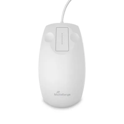 MediaRange kabelgeb. 2-Tasten Hygiene-Maus,IP68,Sym,1.5m,sw