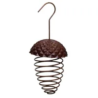 Esschert Design Futterspender Eichel - Grundfarbe: Braun - Tierart: Vogel - Produkttyp: Futterstelle