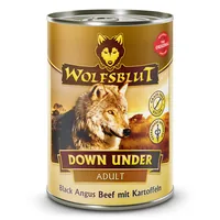 Wolfsblut Nassfutter Dog Dose Down Under, 395 g - Tierbedürfnis: Kein besonderes Bedürfnis - Geschmacksrichtung: Rind - Zertifikate: Keine Zertifizierung - Fleischsorte: Rind - Packungsgrösse: 395 g - Futtereigenschaft: Glutenfrei