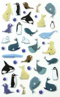 Clairefontaine Motivsticker 3D Packeis - Motiv: Meerestiere