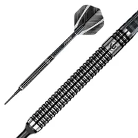 Winmau Dartpfeile Softdart Blackout 3 Stück - Gewicht: 18 g - Verpackungseinheit: 3 Stück - Material: Wolfram - Detailfarbe: Schwarz - Dart Art: Soft Dart