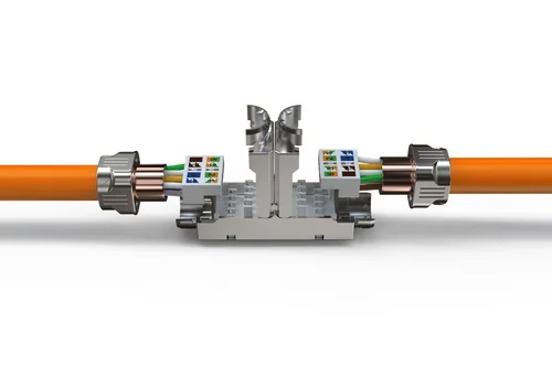 CAT 6A CAT CONNECTION MODULE FOR INSTALLATION CABLES