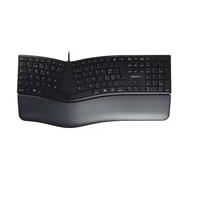 CHERRY KC 4500 ERGO keyboard Office USB QWERTZ Swiss Black