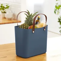 Rotho Tasche Albula Style Iris dunkelblau - Breite: 40 cm - Detailfarbe: Dunkelblau - Material: Recycling-Kunststoff - Höhe: 34 cm - Länge: 23.5 cm
