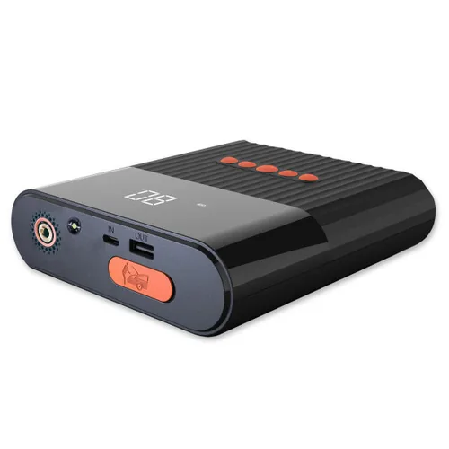 4smarts Powerbank PitStop+ mit Starthilfeausrüstung & Kompressor - Akkutyp: Lithium-Polymer (LiPo) - Akkukapazität: 8800 mAh - Detailfarbe: Schwarz - USB Ladeanschluss: 1 - USB-C PowerDelivery: Nein - Max. Output USB-C PowerDelivery: 0 W